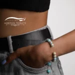 دستبند طلا زنانه بهشت سفید - Image 3
